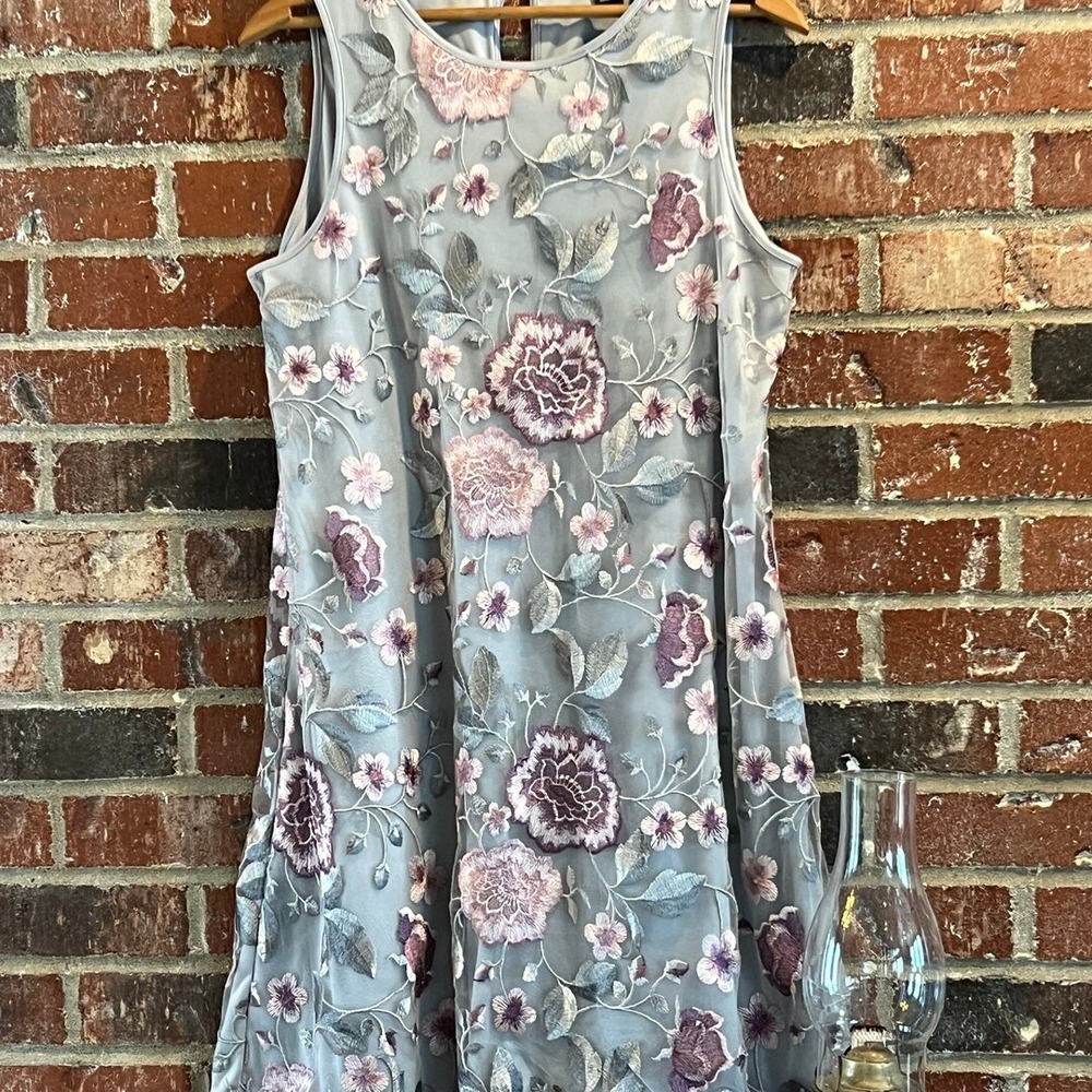 Jessica Howard Women's Floral-Embroidered Shift Dress‎ (